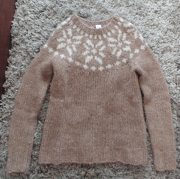 J. Crew Sweaters - VTG J.Crew Handknit Wool/Alpaca Sweater